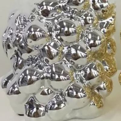 电镀金银葡萄 义乌商贸城欧式摆件里的工艺美学